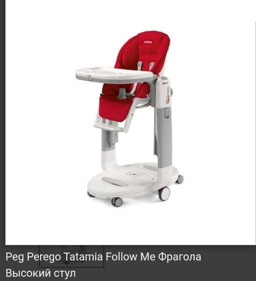 Обладатели стула Peg Perego