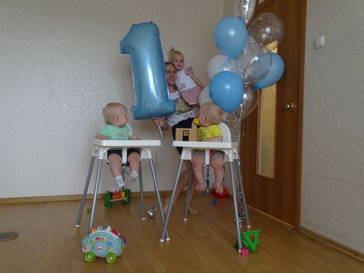 Мальчикам вчера исполнился 1 год!