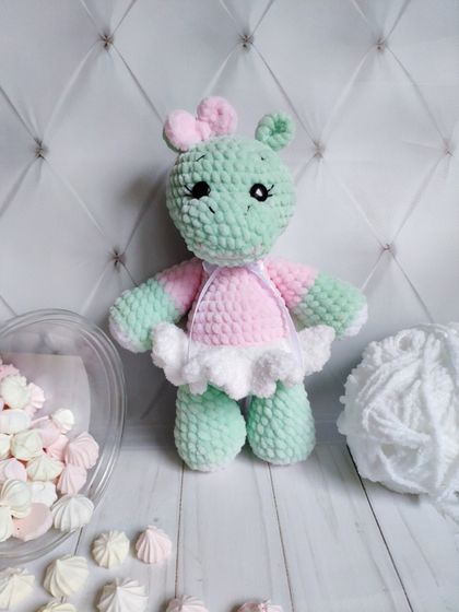 Бегемотик для девочки 🌸🌸🌸