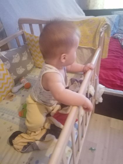 Сыну 6,5 месяцев, он