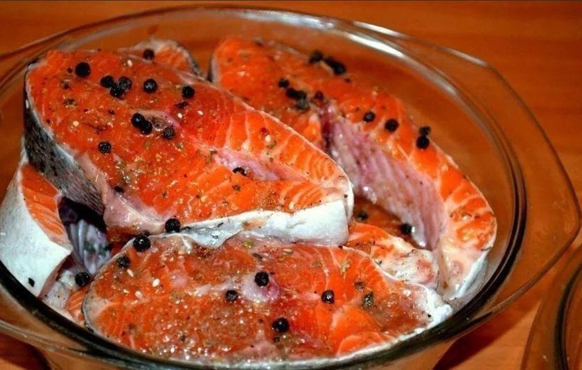 Рыбка пряного посола по-домашнему