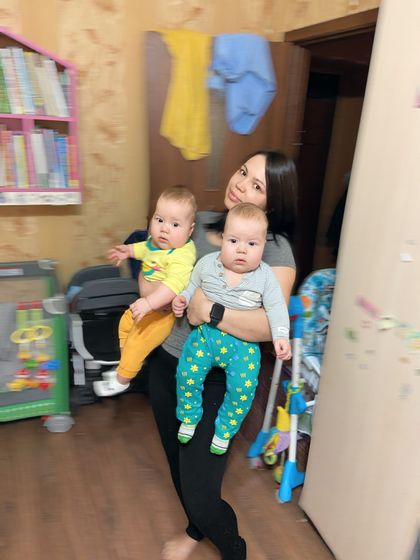 7 месяцев близнецам ❤️❤️