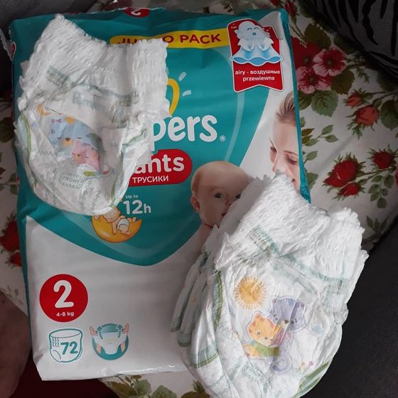 Продам Pampers подгузники-трусики с 4 до 8 кг