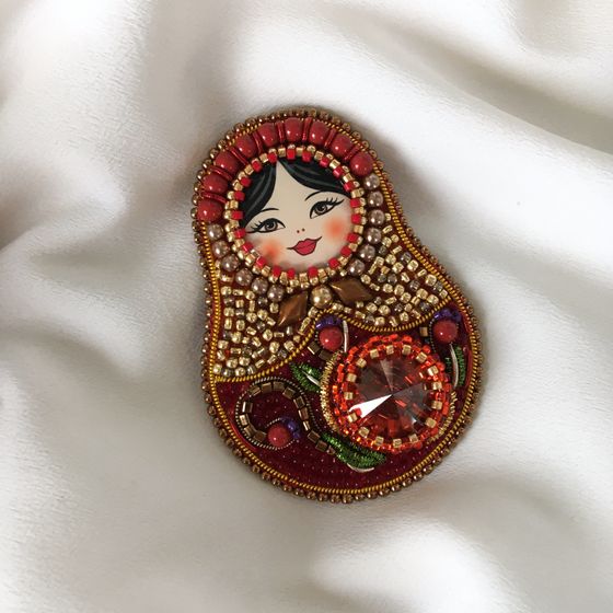 Мои броши (вышивка бисером)