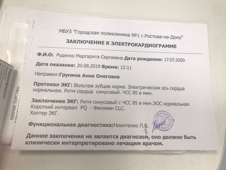 Кардиограмма