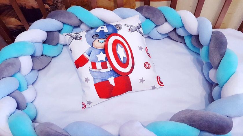 Комплект для круглой кроватки🥰
