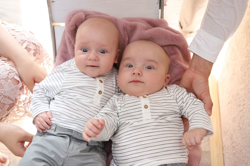 Наше двойное счастье 💙💙
