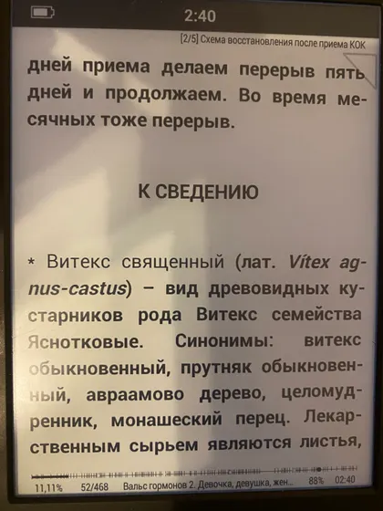 Витекс Священный - был у кого опыт?