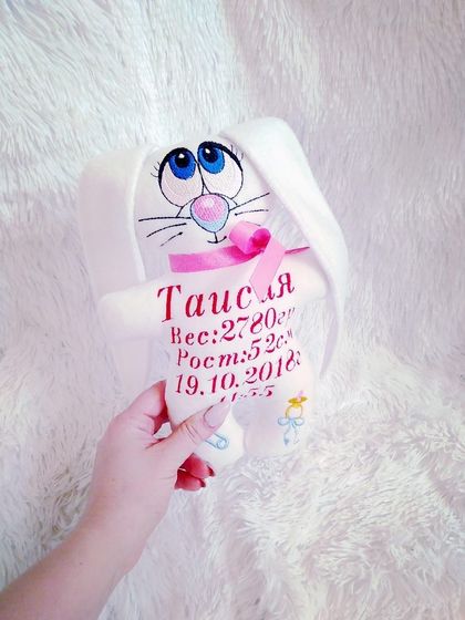 Показываю свои творения. Игрушки с именами и метрикой