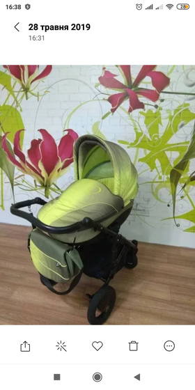 Коляска Tutis Zippy Pia (Тутис Зиппо Пиа) 2 в 1,