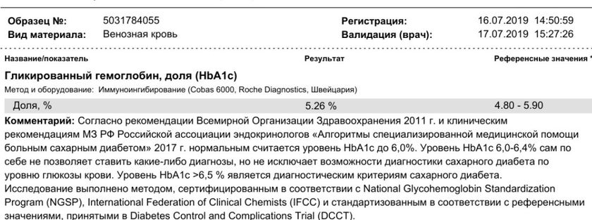 Гликированный гемоглобин