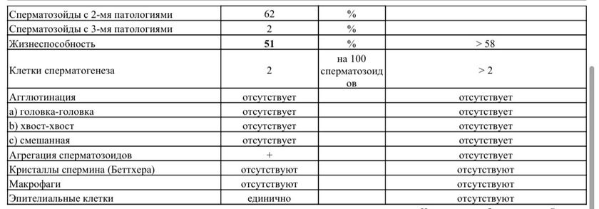 Спермограмма