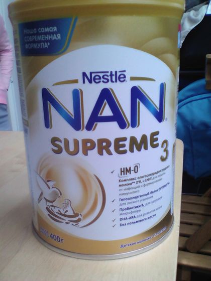 Пробуем очередную молочную смесь NAN® 3 SUPREME.