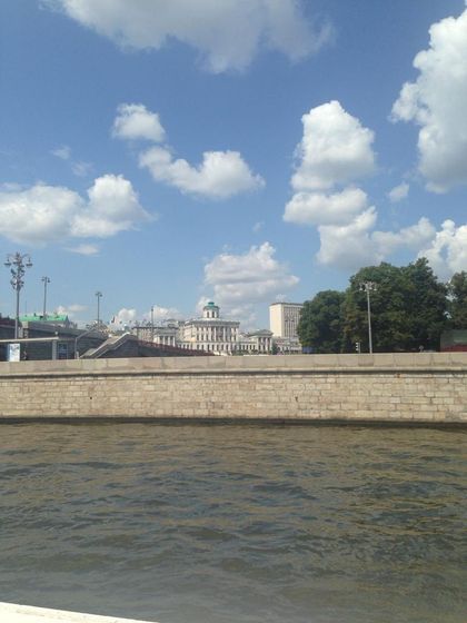 На речном теплоходике по
