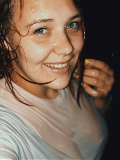 Фото под дождём и новая причёска☺️😄