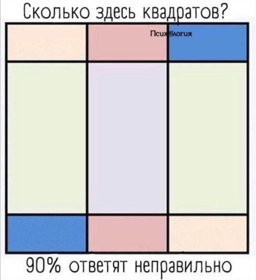 Я три вижу