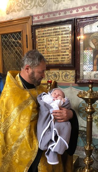 Покрестили Ксюшу 30.06.19