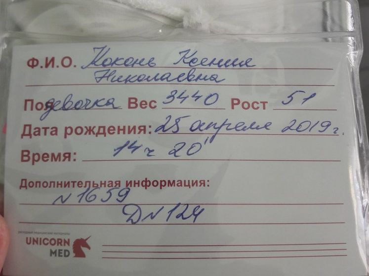 История родов (экстренное кс)