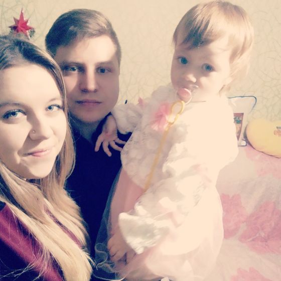 Сегодня нашей любимой доченьке