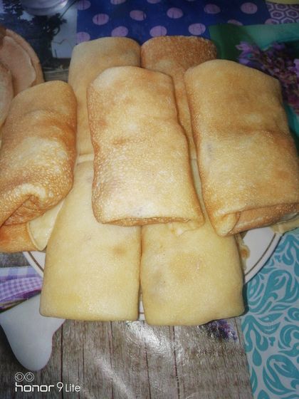 Испекла таки😋😋😋 Блинчики с