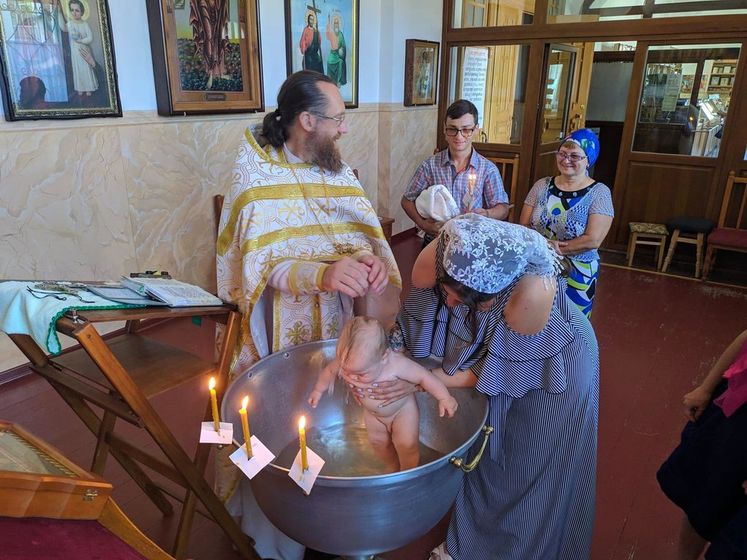 11 июля крестили моего ангелочка!