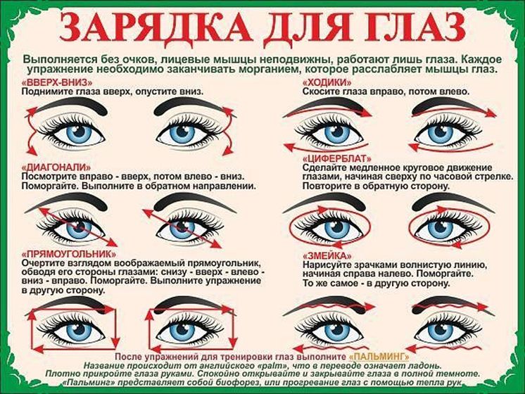 Гимнастика для глаз