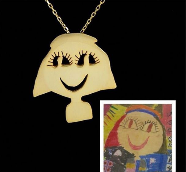 Украшения по детским рисункам