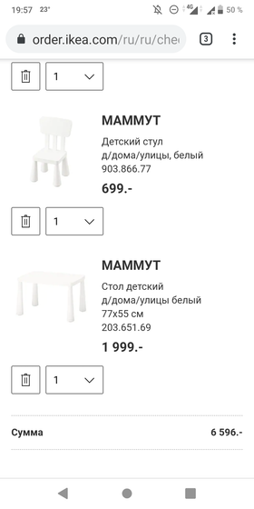 Снова детская мебель.