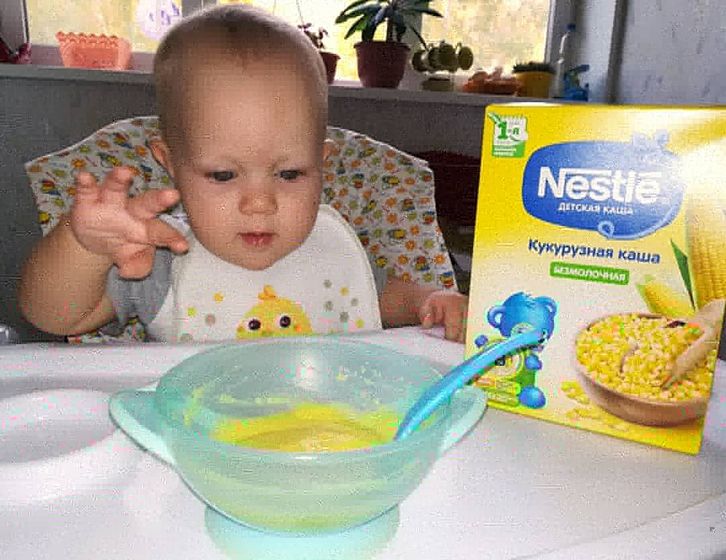 Каши Nestle и пюре Gerber