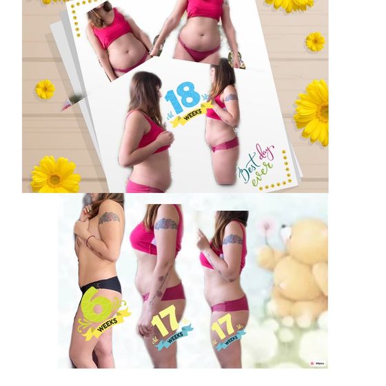 Наши 18-19 неделя и на узи.