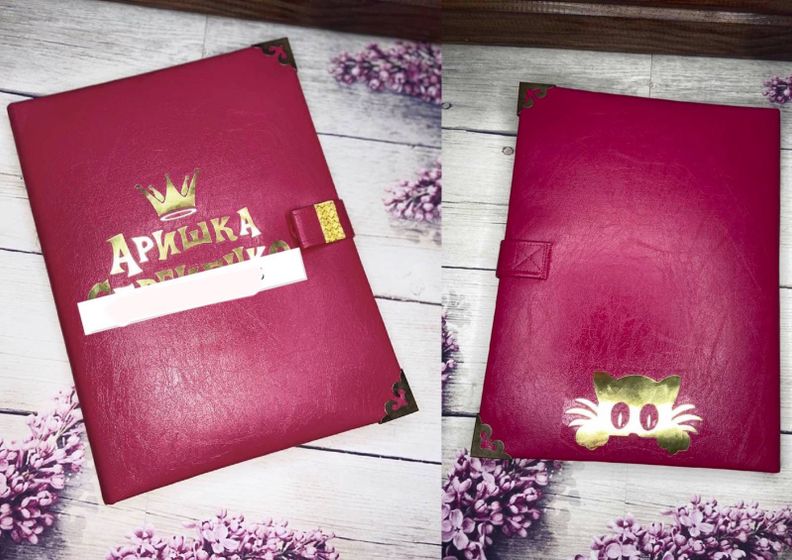 Наконец-то доделала папку для доченьки