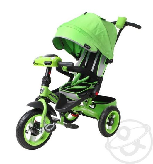 Трехколесный велосипед Moby Kids Leader 360° 12x10 AIR Car,