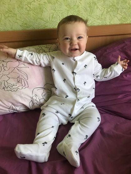 Уже 8 месяцев нашему сыночку ☺️