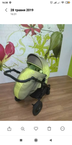 Коляска Tutis Zippy Pia (Тутис Зиппо Пиа) 2 в 1,