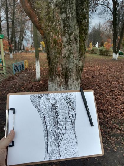 Ловлю дзен от рисования на природе, а вы от чего?