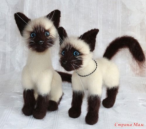 Вязаные котики