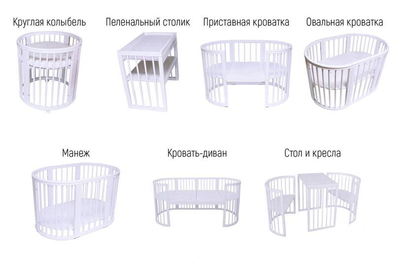 У кого приставная кроватка?