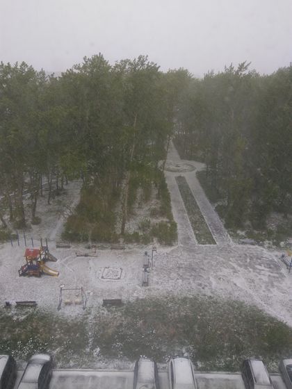 Град, снег, солнце.
