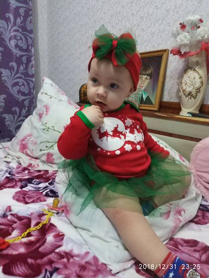 Сегодня нашей любимой доченьке