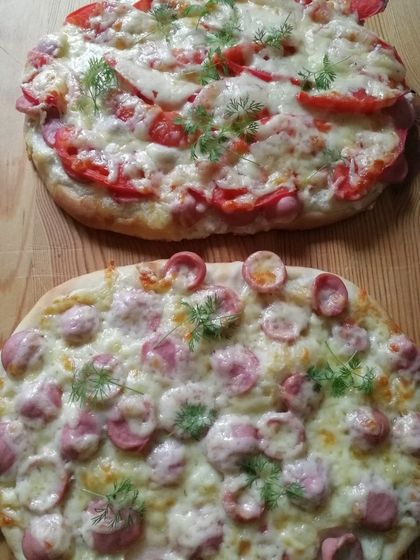 Рецептик от Белки - Пицца со всякой всячиной