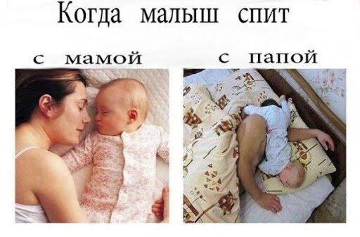 Спокойно ли вы доверяете малыша папе?