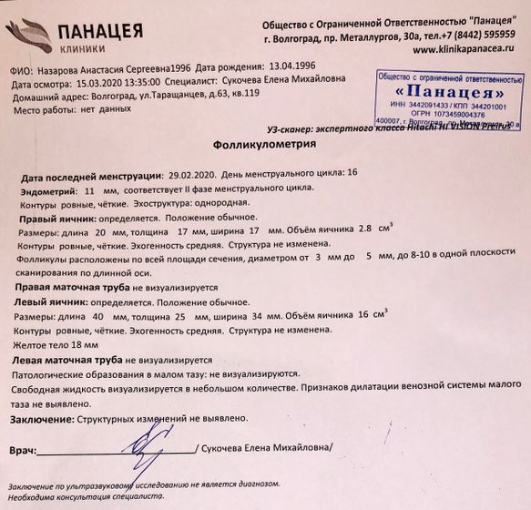 Фолликулометрия на 2 дпо ?