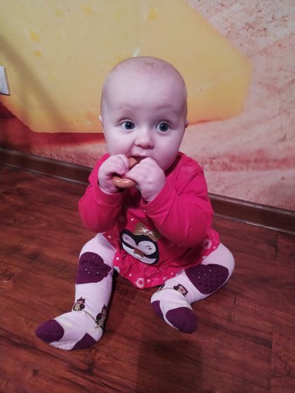 Анюте 7 месяцев!