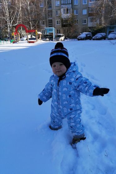 Первое знакомство со снегом