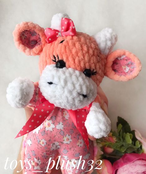 Игрушка-комфортер коровка?