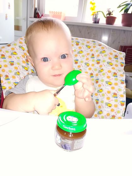 Каши Nestle и пюре Gerber