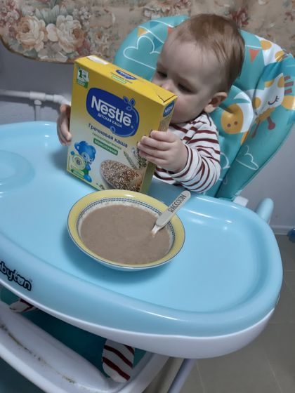 Пюре Gerber и каши Nestle