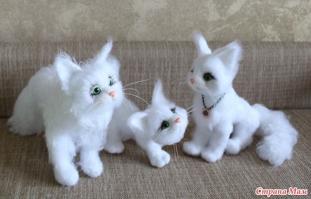 Вязаные котики