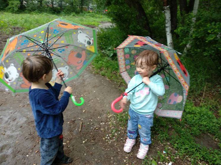 Наши игры на природе!