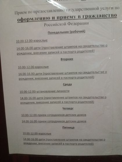 Паспортный стол